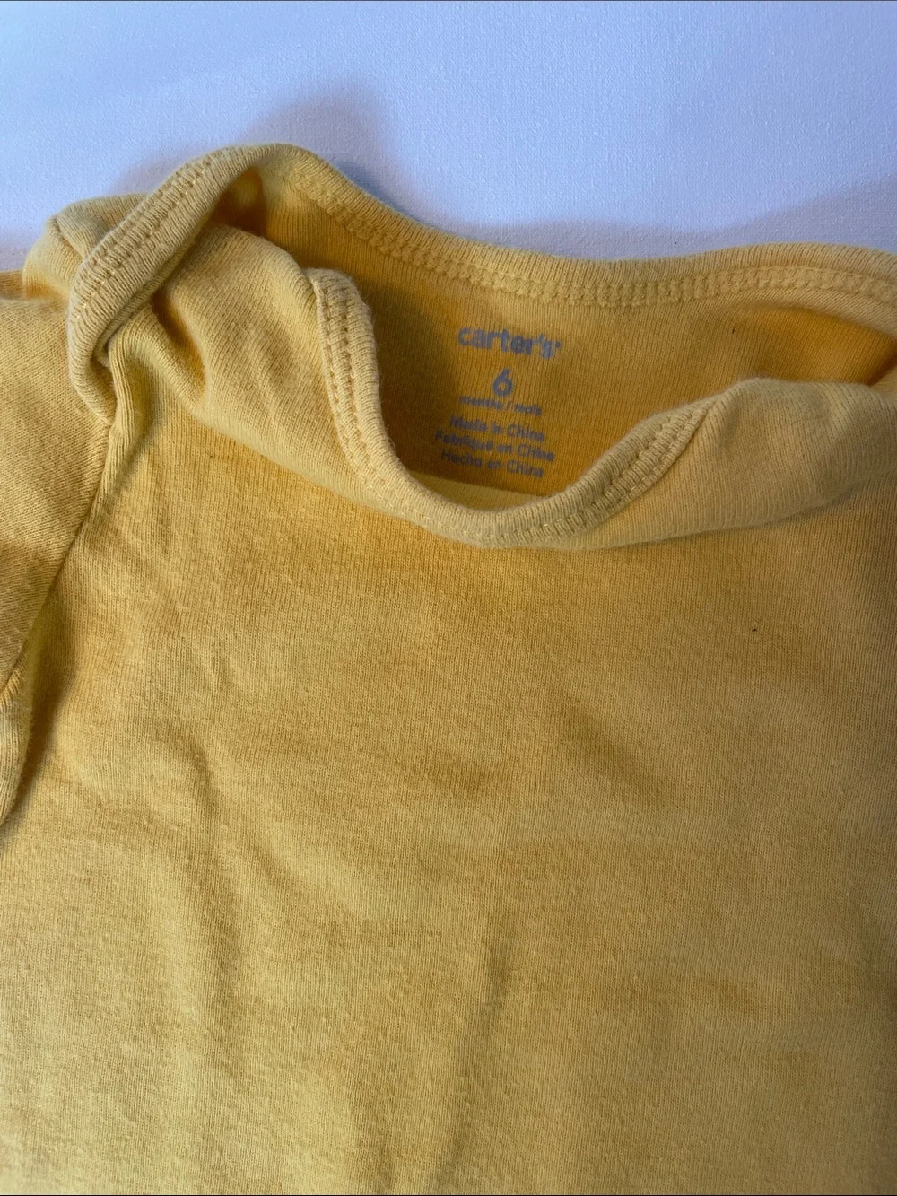 Carter's Short-Sleeve Bodysuit Set - Yellow, White & Gray Stripes